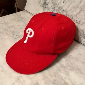 Philadelphia Phillies Vibrant Red Baseball Cap with White Lettering